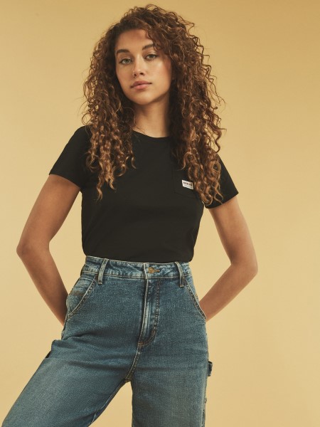 Első Zsebes Póló Hiszem Fekete