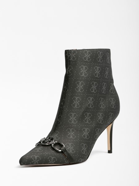 Fekete Multi Adayn 4g Logós Bokacsizma Tipp