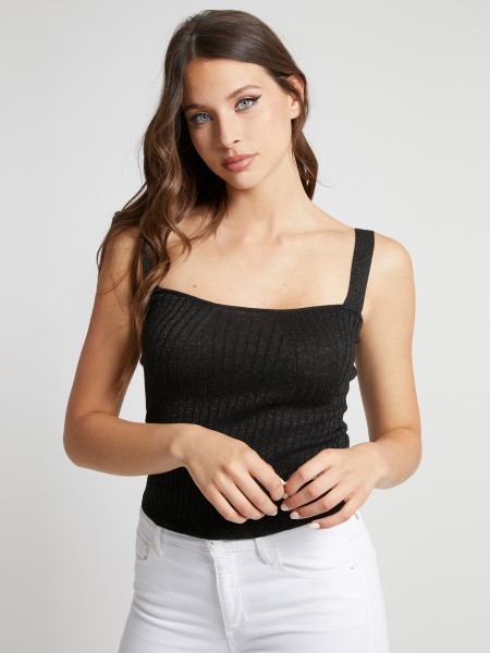 Fekete Tank Pulóver Tipp