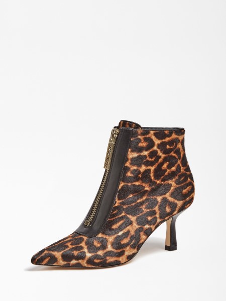 Hiszem Darbi Valódi Bőr Bokacsizma Animalier