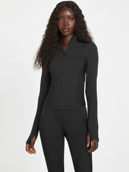 Gondolom Ikram Cipzáras Kabát Jet Fekete