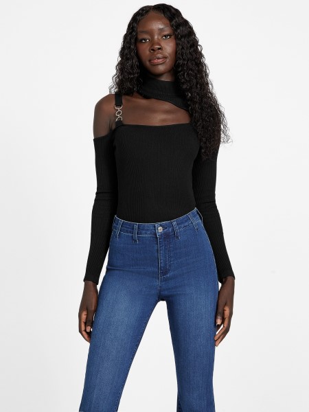 Koromfekete Edena Kivágás Felső Tipp