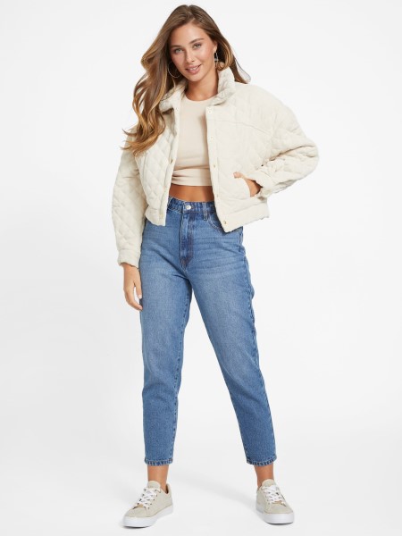 Naja Steppelt Kordbársony Kabát Vanília Pirosító Hiszem