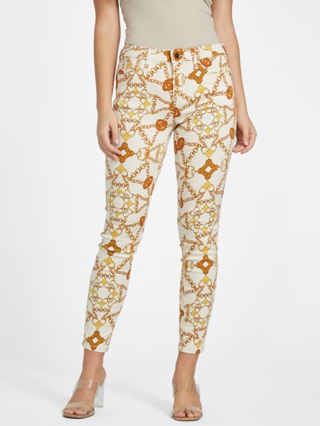 Eco Chloe Közepesen Emelkedő Szűk Farmernadrág Vanília Pirosító