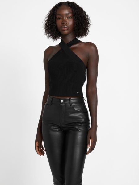 Hiszem, Párizsi Pulóver Felső Jet Fekete