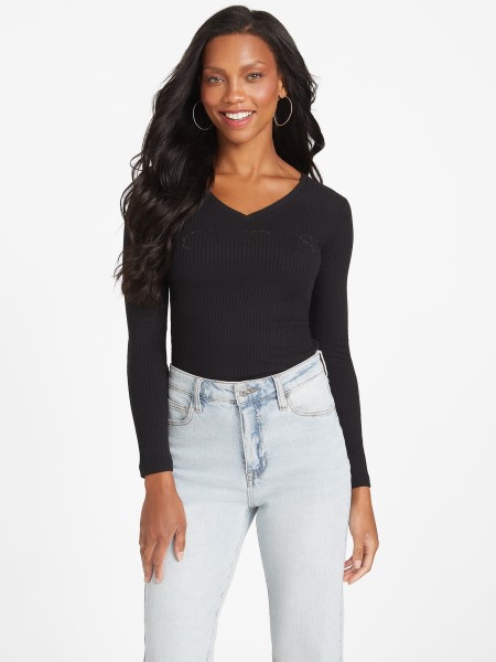 Hiszem, Mabel Strassz Logós Felső Jet Fekete