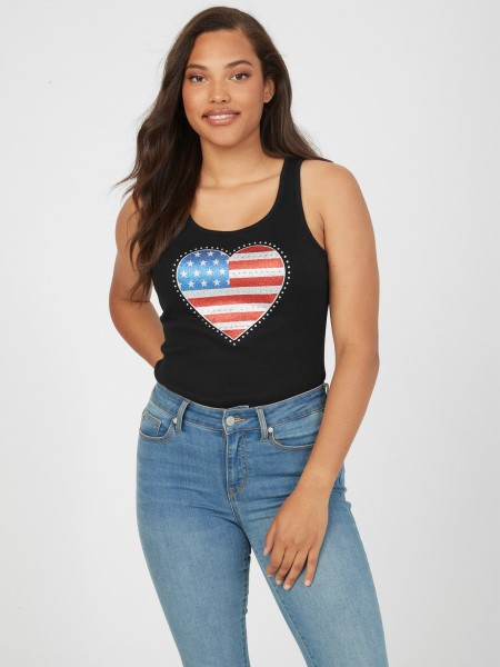 Hiszem Jet Black Eco Július Tank