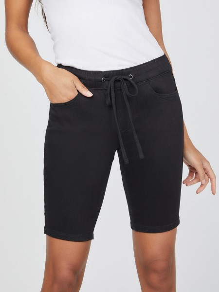 Cassia Jogger Midi Rövidnadrág Guess Fekete