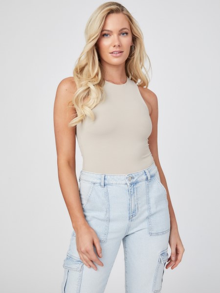 Guess Barb Varrat Nélküli Body Velvet Taupe