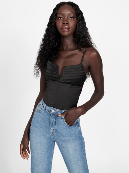 Jet Black Eco Leo Fűző Felső Tipp