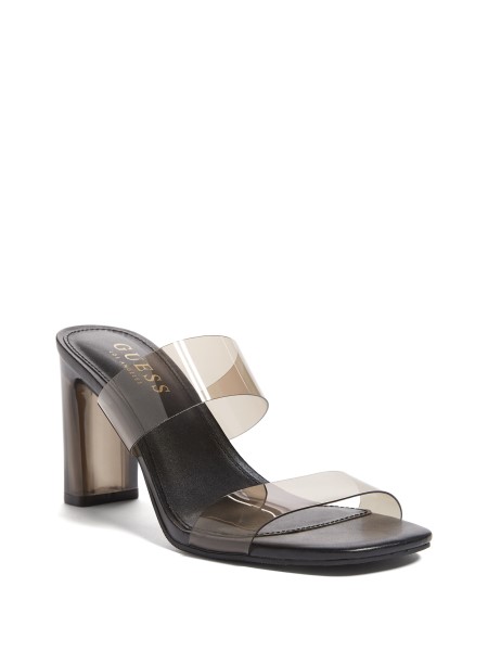 Gondolom Shelby átlátszó Akril Blokk Sarkú Fekete