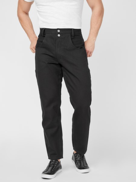 Fekete Mosás Hiszem Pascal Laza Szabású Farmer