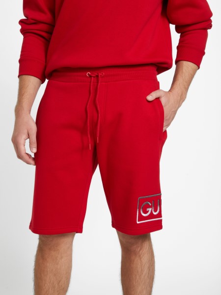 Hiszem Egyetemi Piros Hartley Kötött Rövidnadrág