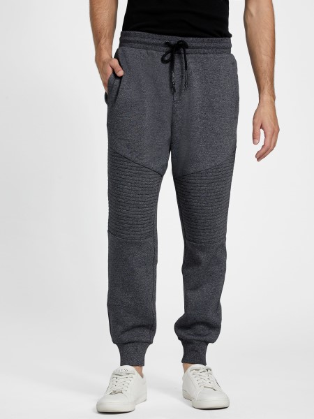 Jet Fekete Több Tipp Marlon Gyapjú Moto Joggers