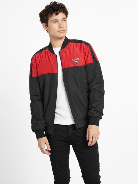 öko Frottír Repülő Kabát Rögbi Piros Multi