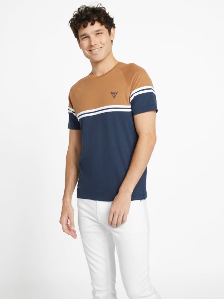 Eco Kido Color-block Tee Kókusz Tejeskávé Hiszem