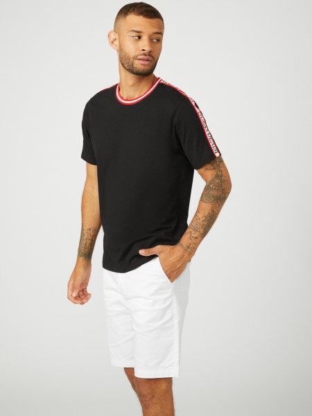 Hiszem Hyatt Logó Szalag Póló Fekete