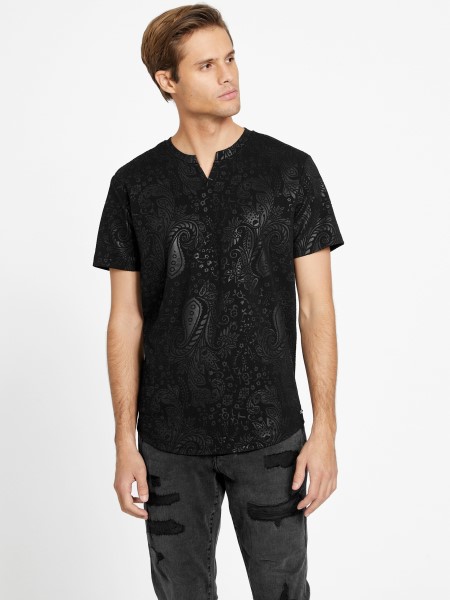 Koromfekete Tipp Haulie Hasított Póló