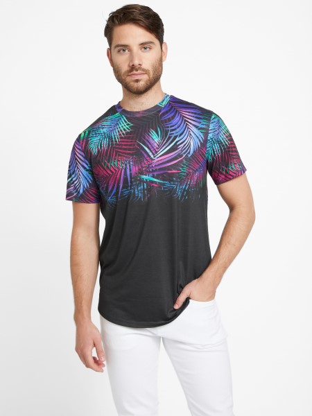 Blain Graphic Tee Jet Fekete Tipp
