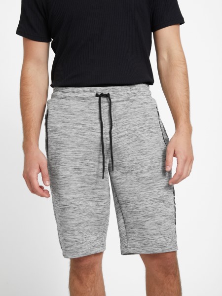 Berto Logós Rövidnadrág, Világos Melange Szürke