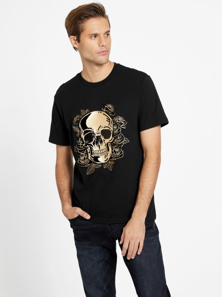 Hiszem Dhine Crewneck Póló Jet Fekete