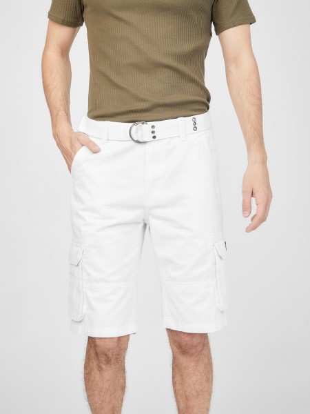 Hiszem Karl Cargo Rövidnadrág Tiszta Fehér
