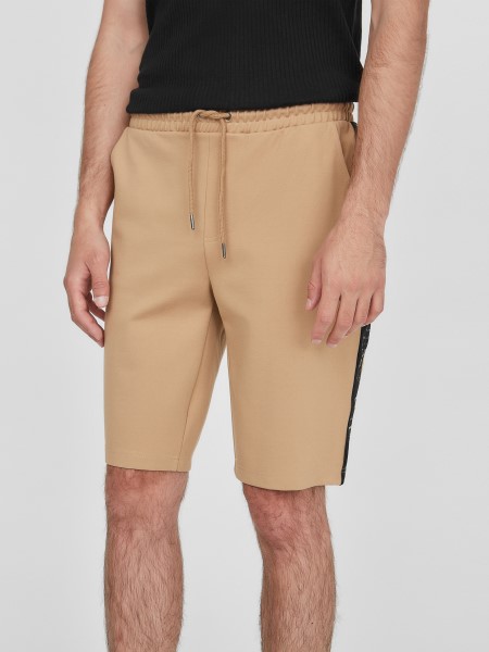 Andrew Logós Szalagos Rövidnadrág, Hiszem, Pirított Taupe