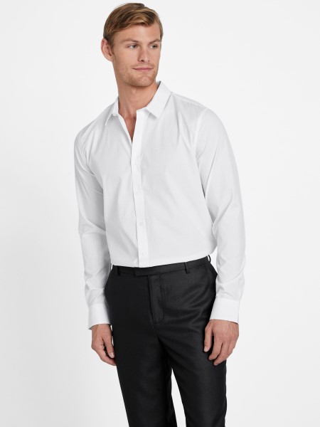 Gondolom Tiszta Fehér Greyjoy Textúrájú Ing