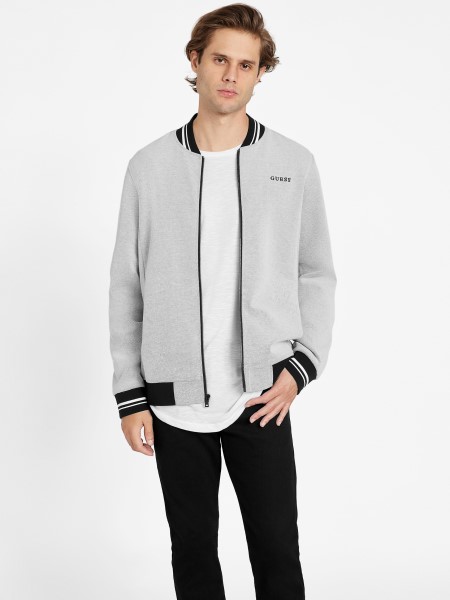 Jett Texturált Repülőkabát Hiszem Szürke