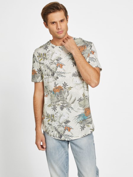 Hiszem, Tiszta Fehér Multi Morrie Crewneck Póló