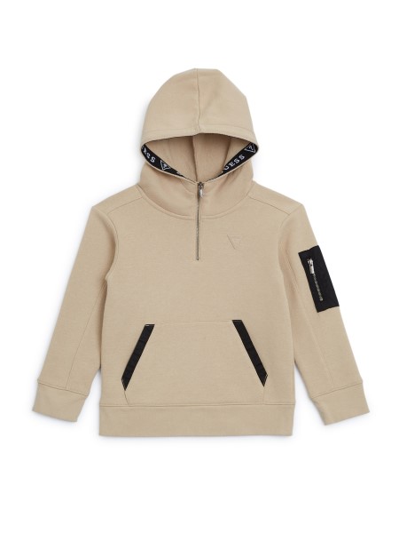 Taupe Logan Félcipzáras Pulóver (2-6) Tipp