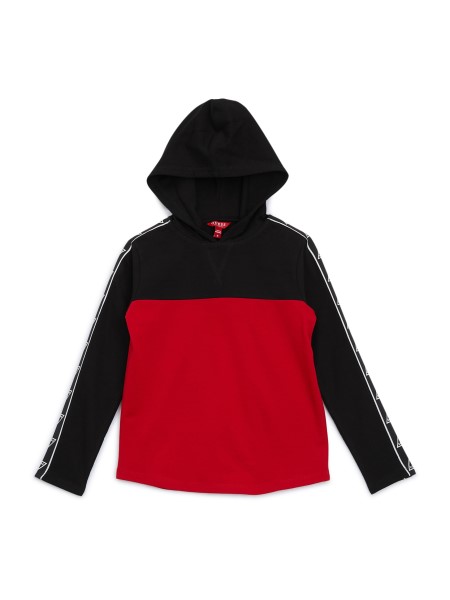 Guess Eco Rudy Logós Kapucnis Pulcsi (7-16) Rögbi Piros