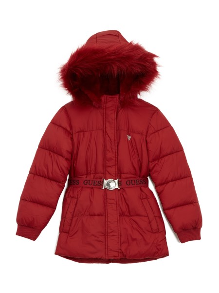 Céklalé Vörös Tipp Boldog öves Pufikabát (2-6)