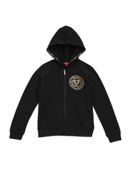 Koromfekete Hiszem Baker Logos Pulcsi (7-14)