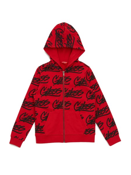 Hiszem, Rögbi Red Astar Cipzáras Kapucnis Pulcsi (7-16)