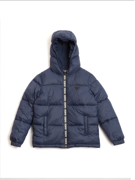 Kapucnis Pufi Kabát (2-6) Hiszem Selyemkék