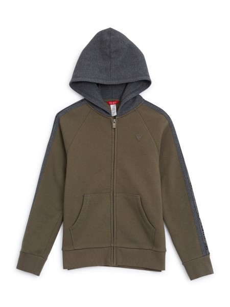 Trent Cipzáras Kapucnis Pulcsi (7-16) Olíva Tipp