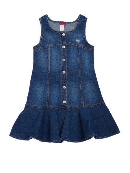 Hiszem, Sötét Mosású Catrina Farmer Ruha (7-14)