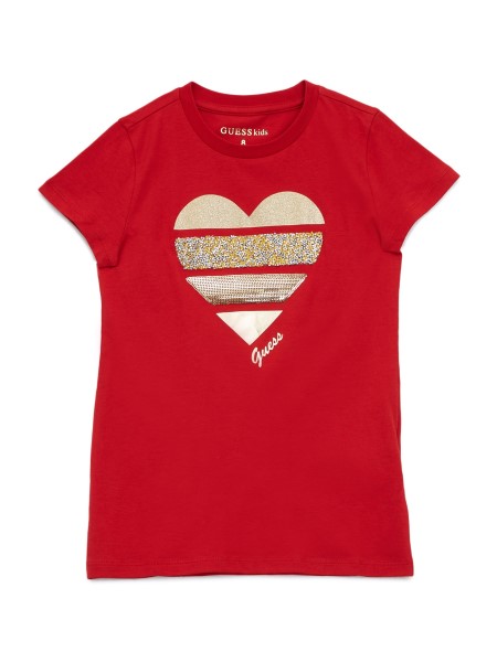 Crush Tee (7-14) Rögbi Piros Tipp