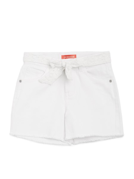 Hiszem Dani Vágott Farmer Rövidnadrág (7-14) Igaz Fehér
