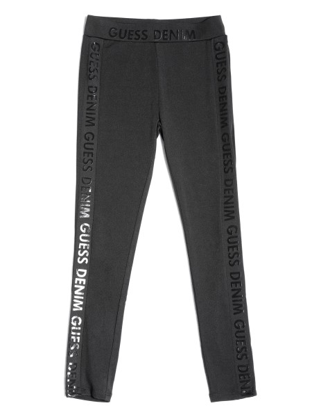 Guess Jet Black Cora Logós Leggings (2-6)