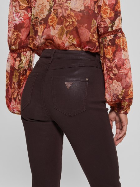 Gazdag Barna Multi Guess 1981 Bevonatos Szűk Farmernadrág