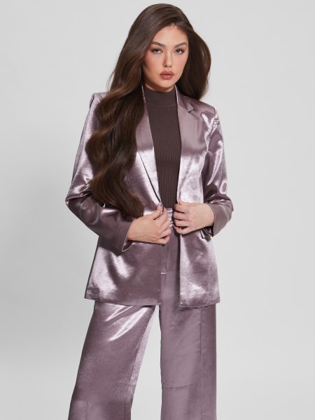 Breta Szatén Blézer Rózsás Ibolya Tipp