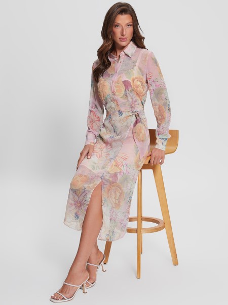 Digitális Gobelin Print Pi Guess öko Láma Nyomott Ruha