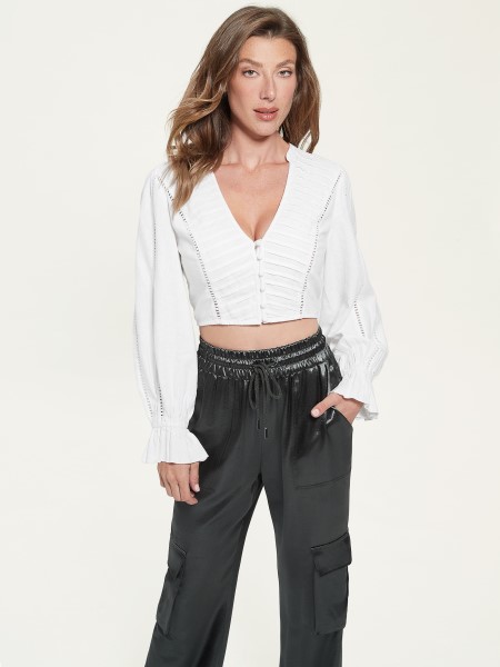 Rhea Vásonblúz Tiszta Fehér Találgatás