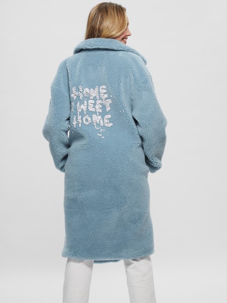 Vízesés Kék Solange Műszőrme Kabát Találgatás