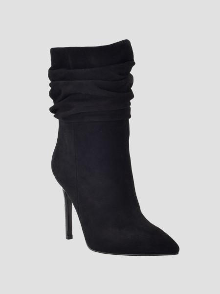 Hátas Velúr Slouch Bootie Fekete 001 Hiszem