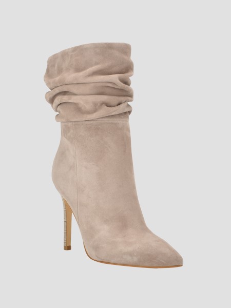 Hiszem Hátas Velúr Slouch Bootie Taupe