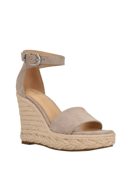 Hidy Suede Espadrille Equek Guess Taupe