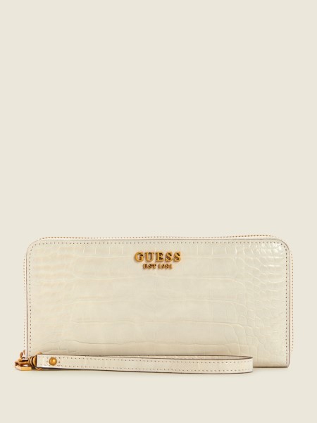 Gondolom Barna/egyiptomi Barna Babér Nagy Cipzáras Pénztárca